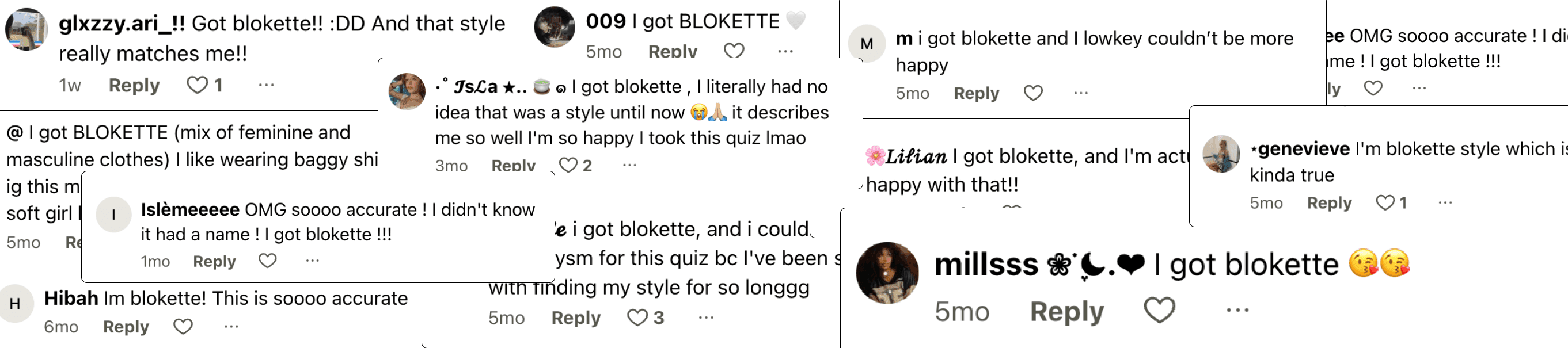 Blokette Comments
