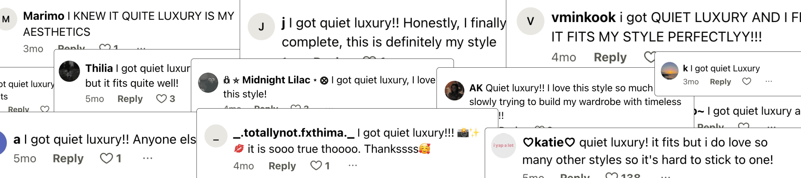 Quiet Luxury Comments